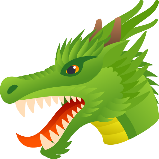 JoyPixels dragon face emoji image