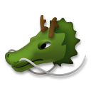 LG dragon face emoji image