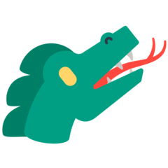 Mozilla dragon face emoji image