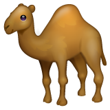 Whatsapp dromedary camel emoji image