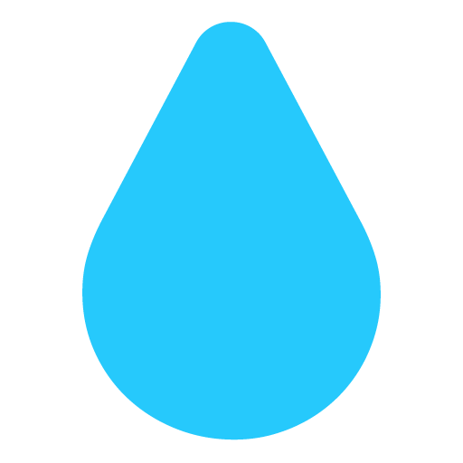 Microsoft droplet emoji image
