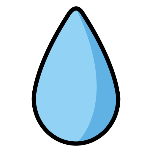 Openmoji droplet emoji image