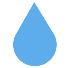 Twitter droplet emoji image