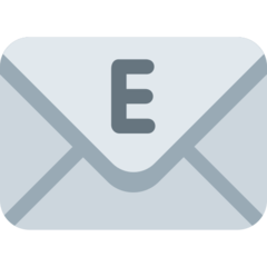 Twitter e-mail symbol emoji image