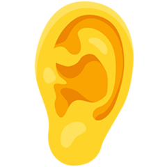 Facebook Messenger ear emoji image