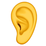 IOS/Apple ear emoji image