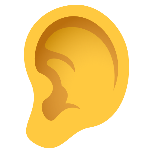 JoyPixels ear emoji image