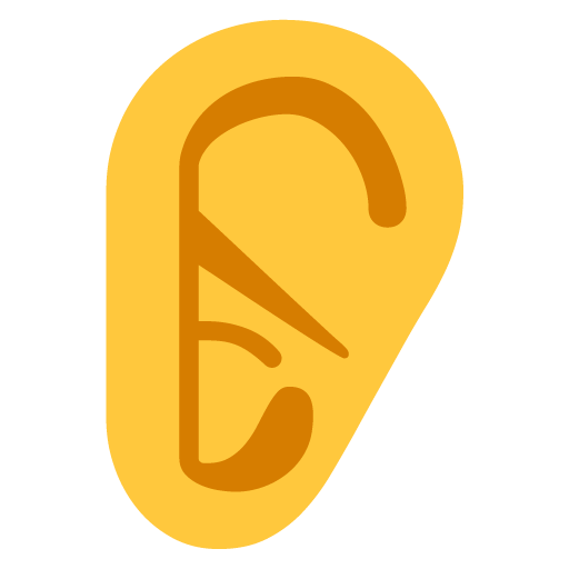 Microsoft ear emoji image
