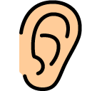 SoftBank ear emoji image