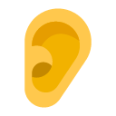 Toss ear emoji image