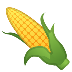 Google ear of maize emoji image