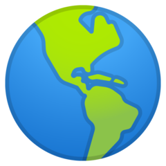 Google earth globe americas emoji image