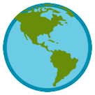 HTC earth globe americas emoji image