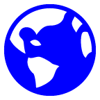 au by KDDI earth globe asia-australia emoji image