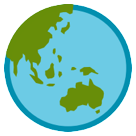 HTC earth globe asia-australia emoji image