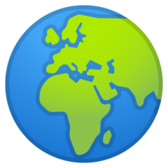 Google earth globe europe-africa emoji image