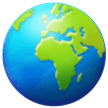 Samsung earth globe europe-africa emoji image