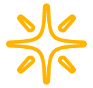 SoftBank eight pointed black star emoji image