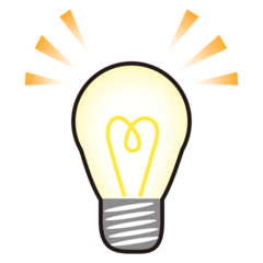 Emojidex electric light bulb emoji image