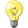 Samsung electric light bulb emoji image