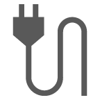 au by KDDI electric plug emoji image