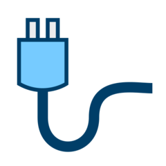 Emojidex electric plug emoji image