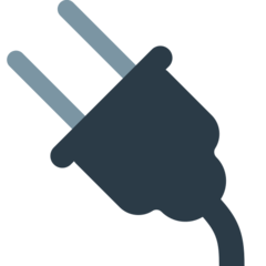 Mozilla electric plug emoji image