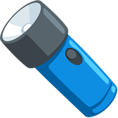 Facebook Messenger electric torch emoji image