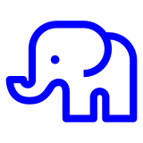 Docomo elephant emoji image