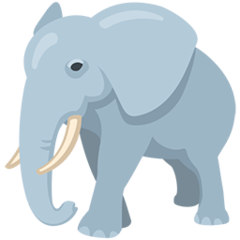 Facebook Messenger elephant emoji image