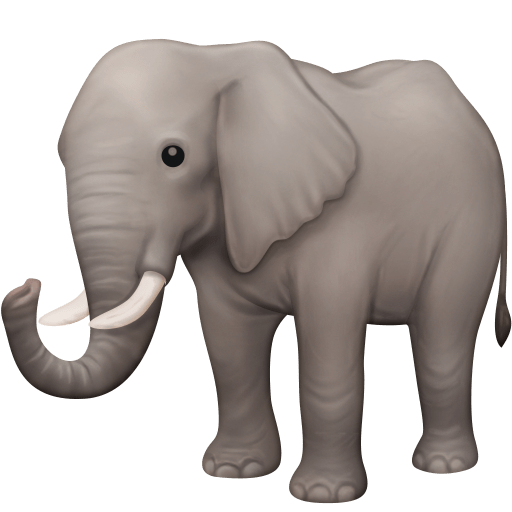 Facebook elephant emoji image