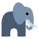 Toss elephant emoji image