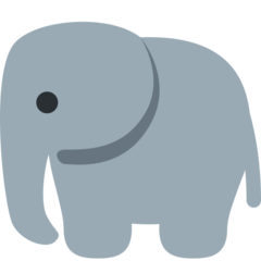 Twitter elephant emoji image