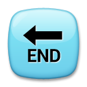 LG end with leftwards arrow above emoji image