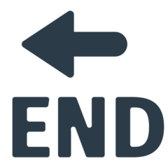 Mozilla end with leftwards arrow above emoji image