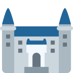 Twitter european castle emoji image