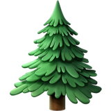 IOS/Apple evergreen tree emoji image
