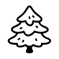 Noto Emoji Font evergreen tree emoji image