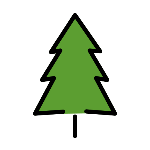 Openmoji evergreen tree emoji image