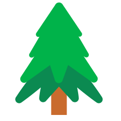 Skype evergreen tree emoji image