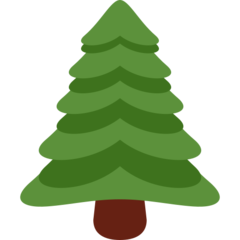 Twitter evergreen tree emoji image