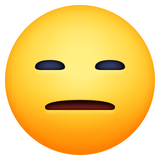 Facebook expressionless face emoji image