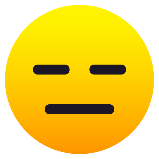 JoyPixels expressionless face emoji image