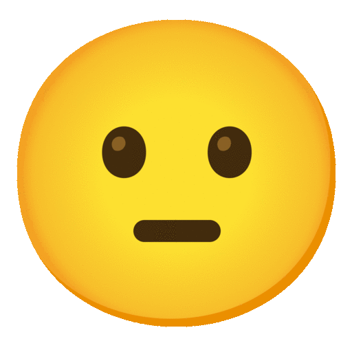 Noto Emoji Animation expressionless face emoji image