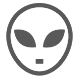 Docomo extraterrestrial alien emoji image