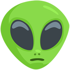Facebook Messenger extraterrestrial alien emoji image