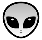 SoftBank extraterrestrial alien emoji image