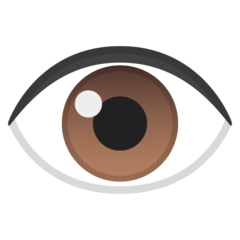 Google eye emoji image