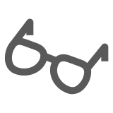 Docomo eyeglasses emoji image