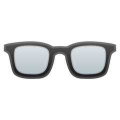 Google eyeglasses emoji image